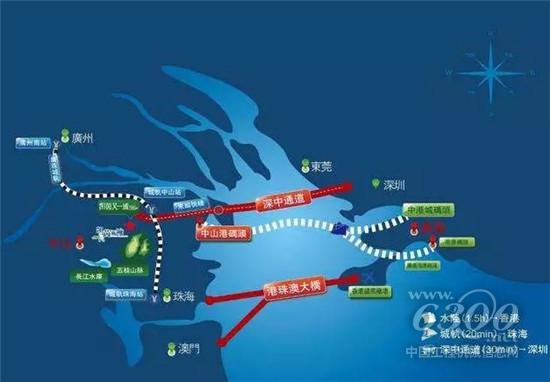 　　項(xiàng)目簡介：深中通道是連接廣東省深圳市與中山市的跨海大橋，全長24千米。其中沉管隧道長6.8公里，雙向8車道，是世界最長的海底沉管隧道。深中通道貫通后，將成為連接珠江東西岸的重要通道。