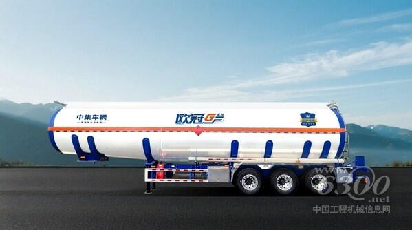 【圖為歐冠G系列鋁合金正圓兩節(jié)液罐車】
