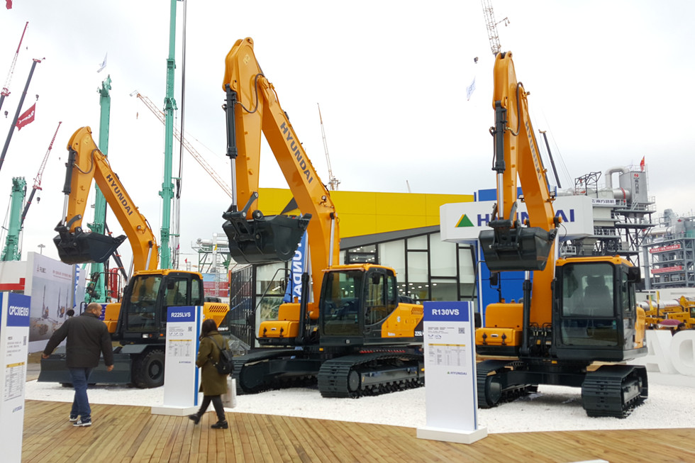 Bauma China 2016——韓國現(xiàn)代重工集團展臺風采