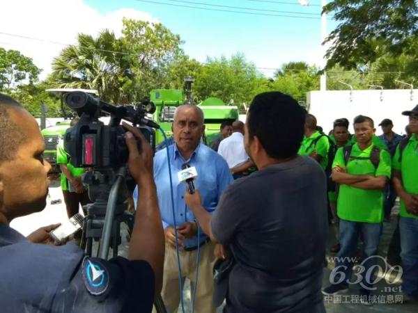 東帝汶國務部長兼農(nóng)業(yè)部部長EstanislauAleixo da Silva先生就徐工培訓事宜接受媒體采訪