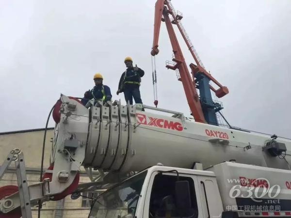 徐工集團(tuán)援助阿塞拜疆巴庫港口建設(shè)項(xiàng)目