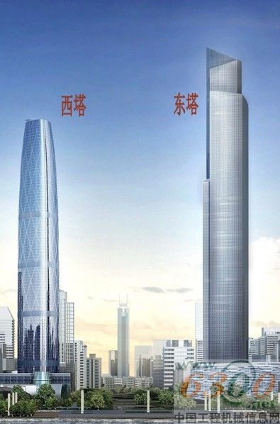 東塔和西塔效果圖
