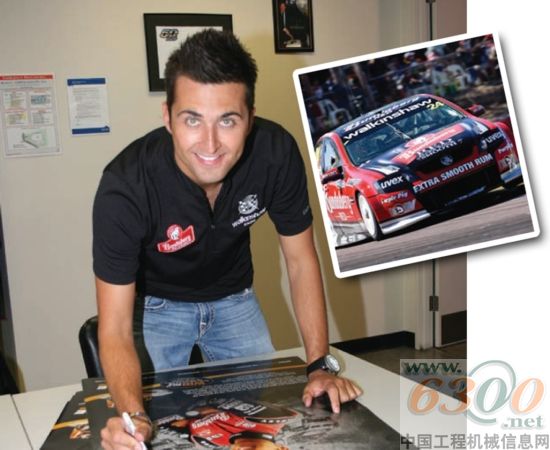 澳大利亞著名的 V8 賽車手Fabian Coulthard與凱斯