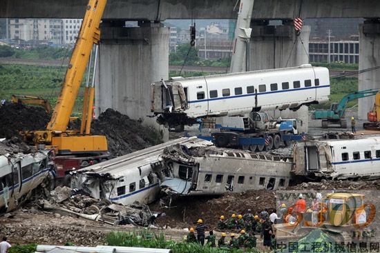 徐工,起重機(jī),溫州動(dòng)車,救援