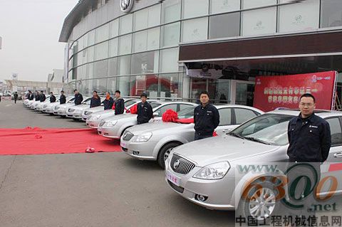 華東三一訂購(gòu)20臺(tái)服務(wù)車(chē)